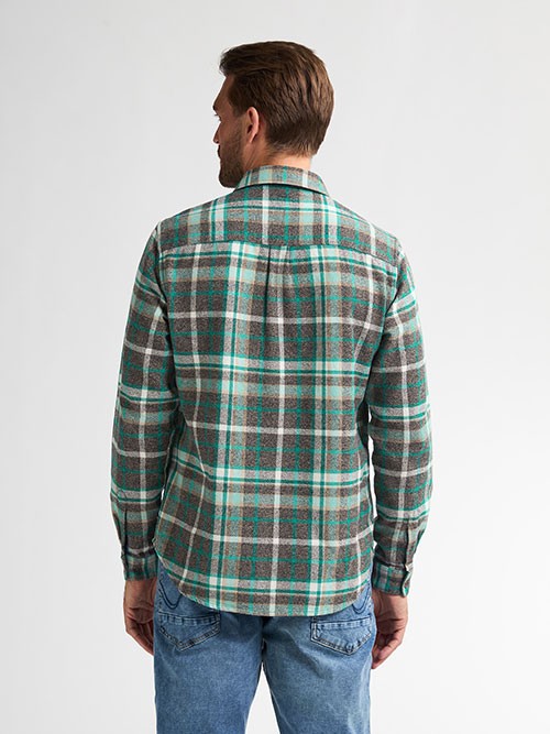 Camisa M/L Petrol Industries SIL400 Beluga