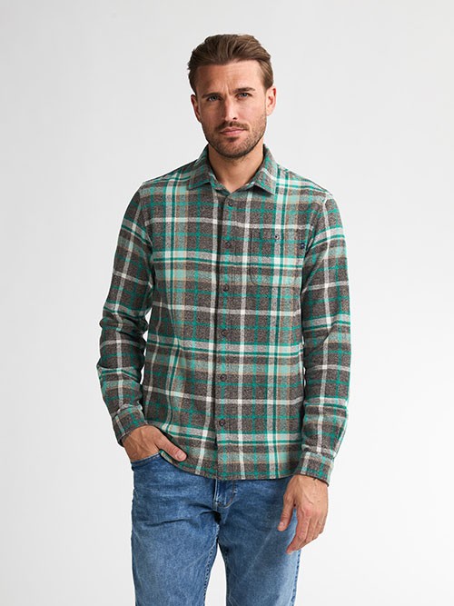 Camisa M/L Petrol Industries SIL400 Beluga
