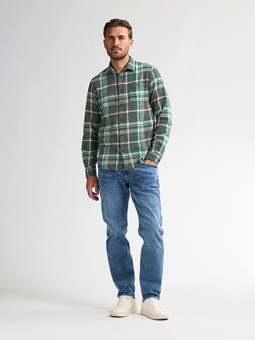 Camisa M/L Petrol Industries SIL400 Beluga