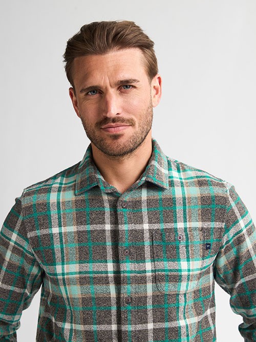 Camisa M/L Petrol Industries SIL400 Beluga
