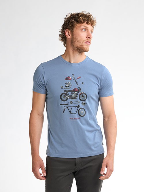 Camiseta Petrol Industries TSR653 Pale Blue