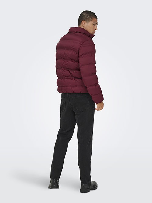 Cazadora Acolchada Only and Sons OnsUnion Seamlees Life Puffer Cabernet Cazadora Acolchada Only and Sons OnsUnion Seamlees Life Puffer Cabernet