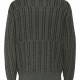 Jersey Only and Sons Onsfill Relax Cabel Crew Castor Gray Jersey Only and Sons Onsfill Relax Cabel Crew Castor Gray