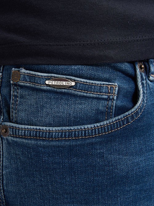 Pantalon Vaquero Petrol Industries Seaham Classic Medium Blue
