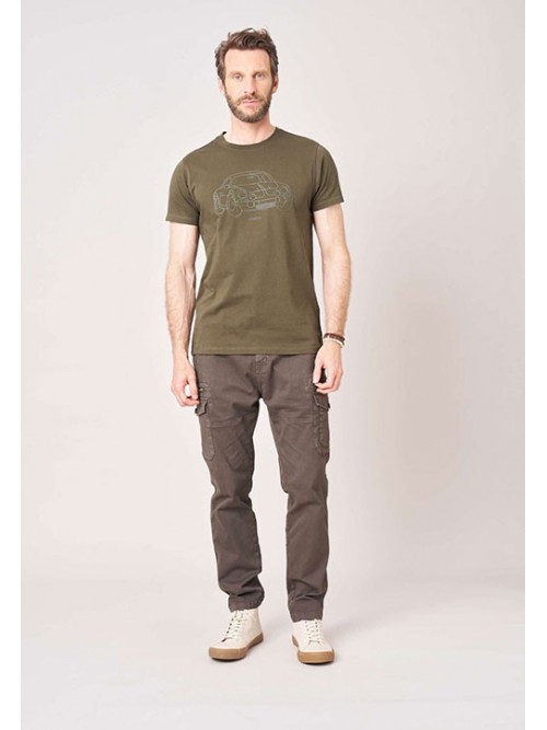 Camiseta M/C Deeluxe Dustborn Dark Khaki
