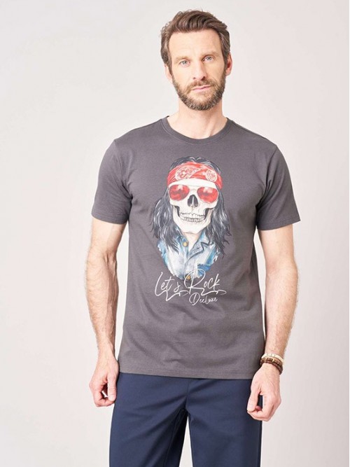 Camiseta M/C Deeluxe Rocker Charcoal
