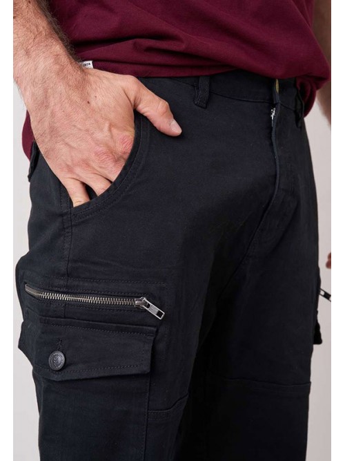Pantalon Cargo Deeluxe Danason Black Pantalon Cargo Deeluxe Danason Black