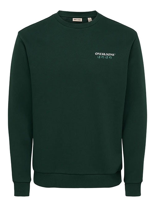 Sudadera Only and Sons Ceres Crew Neck Pine Grove
