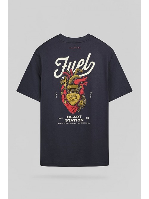 Camiseta M/C Teddy Smith Motoheat Navy