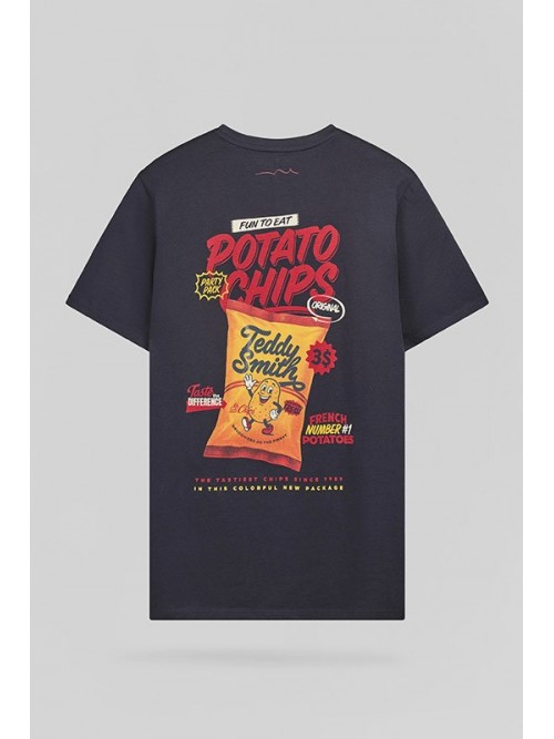 Camiseta M/C Teddy Smith Chips Navy