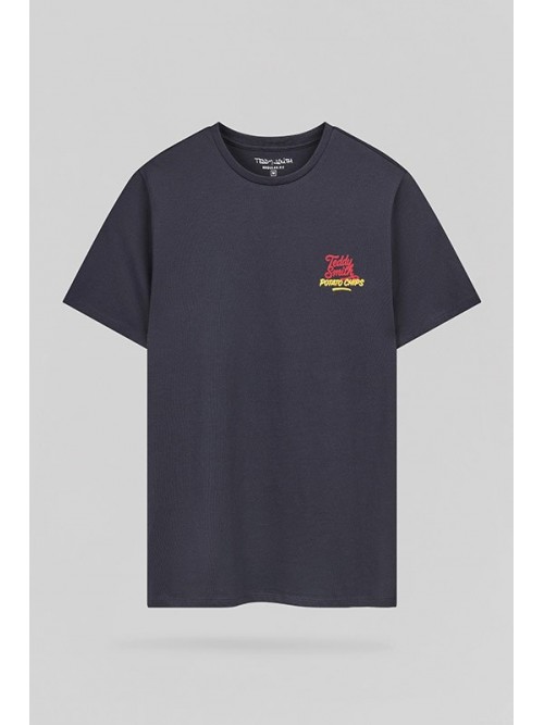 Camiseta M/C Teddy Smith Chips Navy