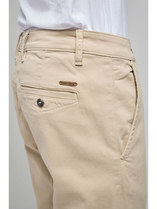 Pantalon chino Teddy Smith Pallas Beige