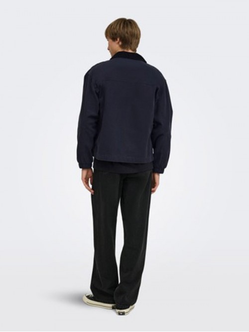 Cazadora Only and Sons OnsRobert OTW Dark Navy Cazadora Only and Sons OnsRobert OTW Dark Navy