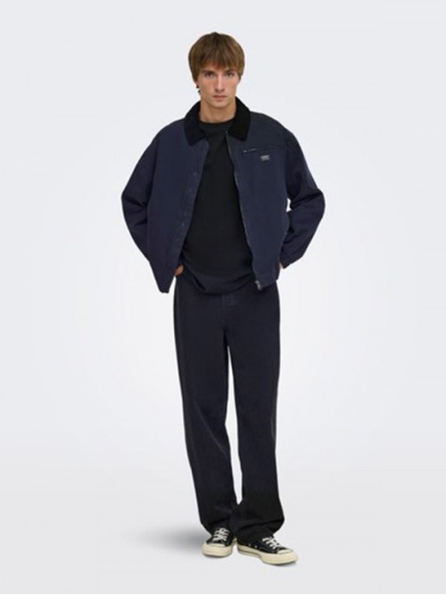 Cazadora Only and Sons OnsRobert OTW Dark Navy Cazadora Only and Sons OnsRobert OTW Dark Navy