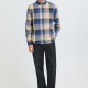Camisa M/L Blend Cody Blue Camisa M/L Blend Cody Blue