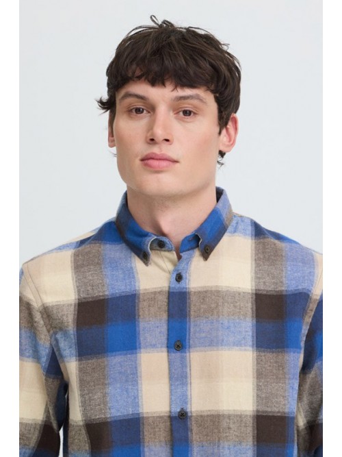 Camisa M/L Blend Cody Blue Camisa M/L Blend Cody Blue