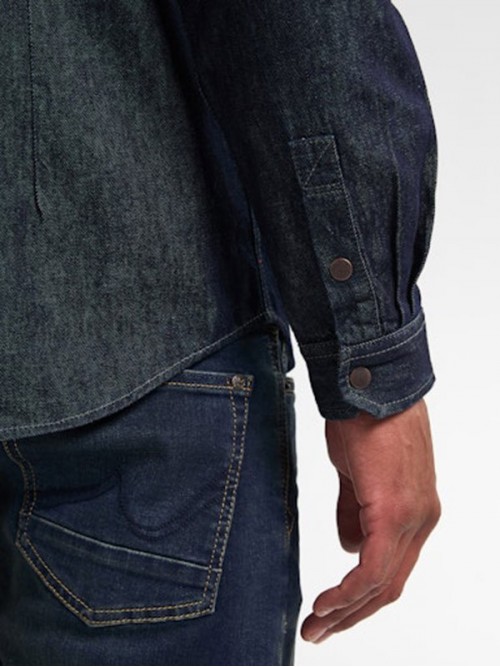 Camisa M/L Petrol Industries SIL414 Dark Indigo