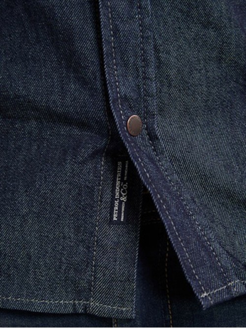 Camisa M/L Petrol Industries SIL414 Dark Indigo