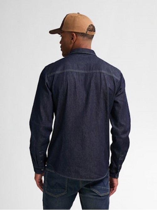 Camisa M/L Petrol Industries SIL414 Dark Indigo