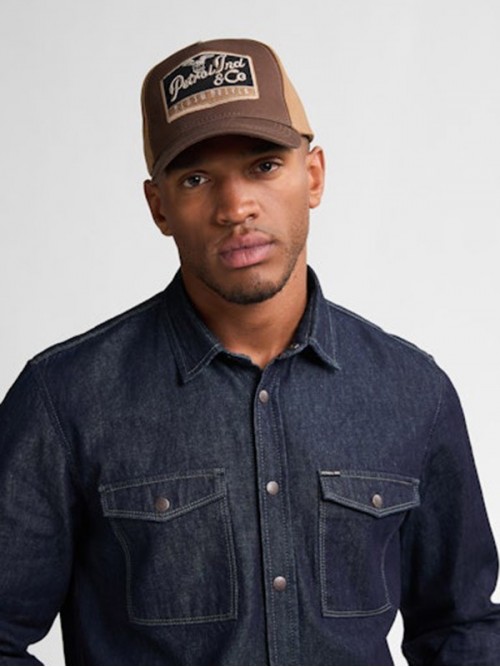 Camisa M/L Petrol Industries SIL414 Dark Indigo