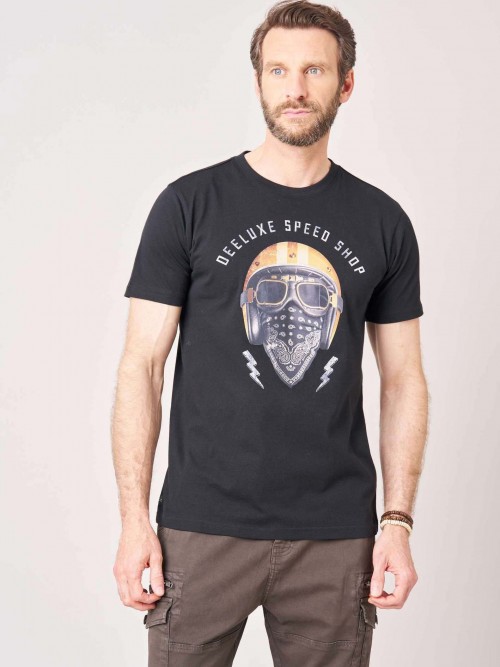 Camiseta M/C Deeluxe Helmup Black
