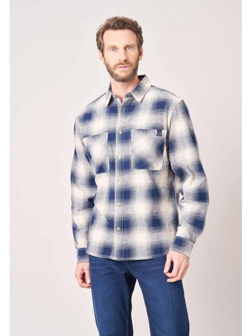 Camisa M/L Deeluxe Zengo Navy