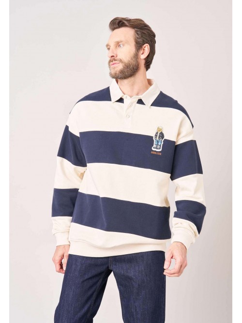 Polo M/L Deeluxe Princeton Ivory