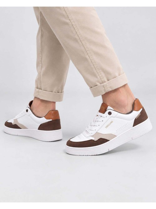 Deportiva Deeluxe Dahira White/Brown